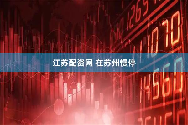 江苏配资网 在苏州慢停